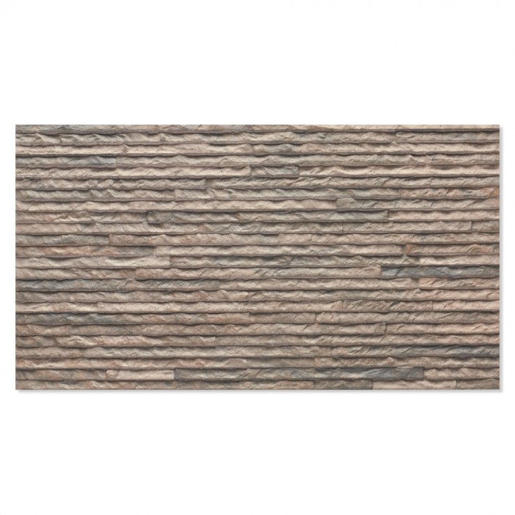 Kakel Niagara Brun Matt-Relief 31x56 cm-1
